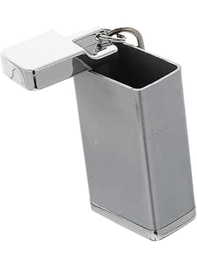 Portable Windproof Ashtray with Lid and Keychain Pocket Ash Holder for Outdoor Travel - Image 1