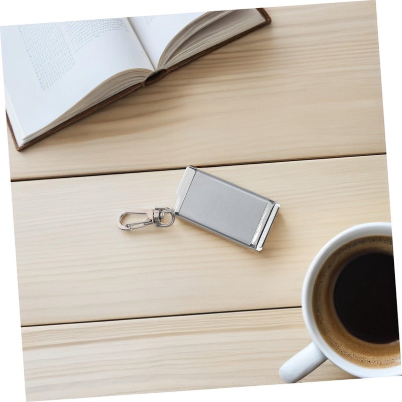 Portable Windproof Ashtray with Lid and Keychain Pocket Ash Holder for Outdoor Travel - Image 5