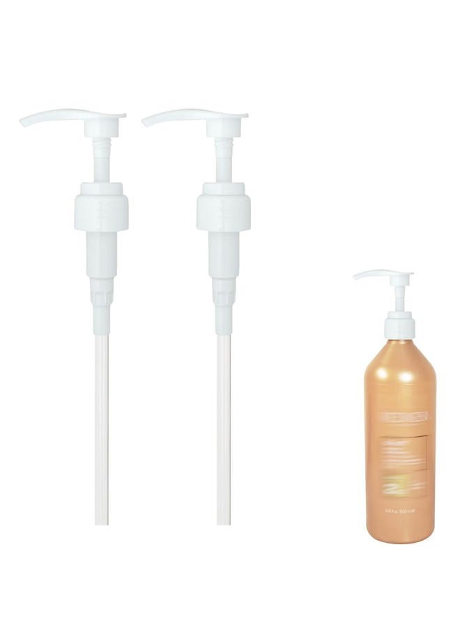 gocola Shampoo/Conditioner Pump Compatible with Redken, 1 L/33.8 Fl Oz Bottles, Dispensing Liter Pump for Redken Shampoo and Conditioner, 2-Pack - Image 1