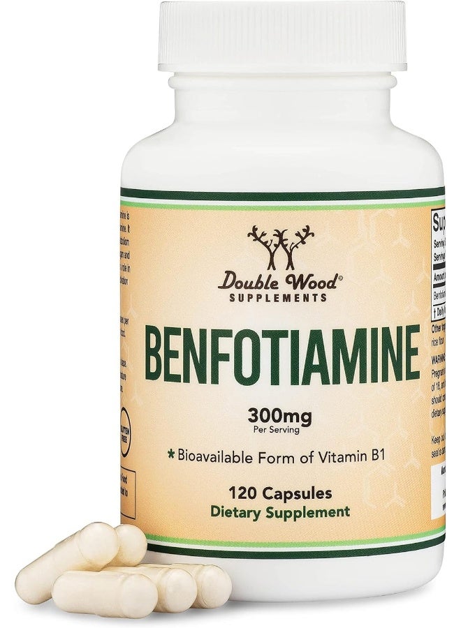 حصص بنفوتيامين 300 ملغ (تم اختبارها من قبل طرف ثالث، 120 كبسولة) - Image 1