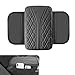 Arwrilt Car Center Console Cover Leather Automotive Armrest Cushion with 2 Storage Bags Breathable Armrest Cover Universal Waterproof Arm Rest Protection Pad for SUV Sedan Truck Black - Image 2