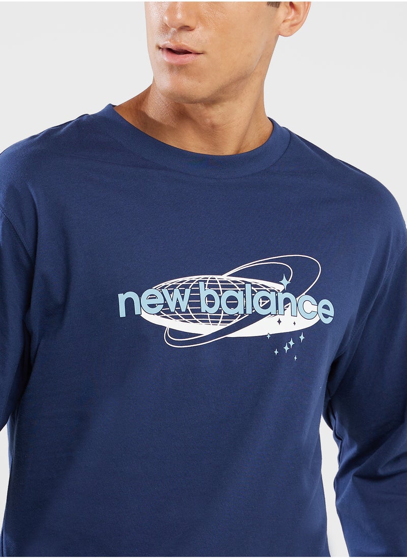 New Balance New Balance Relaxed Global Long Sleeve  - Image 3