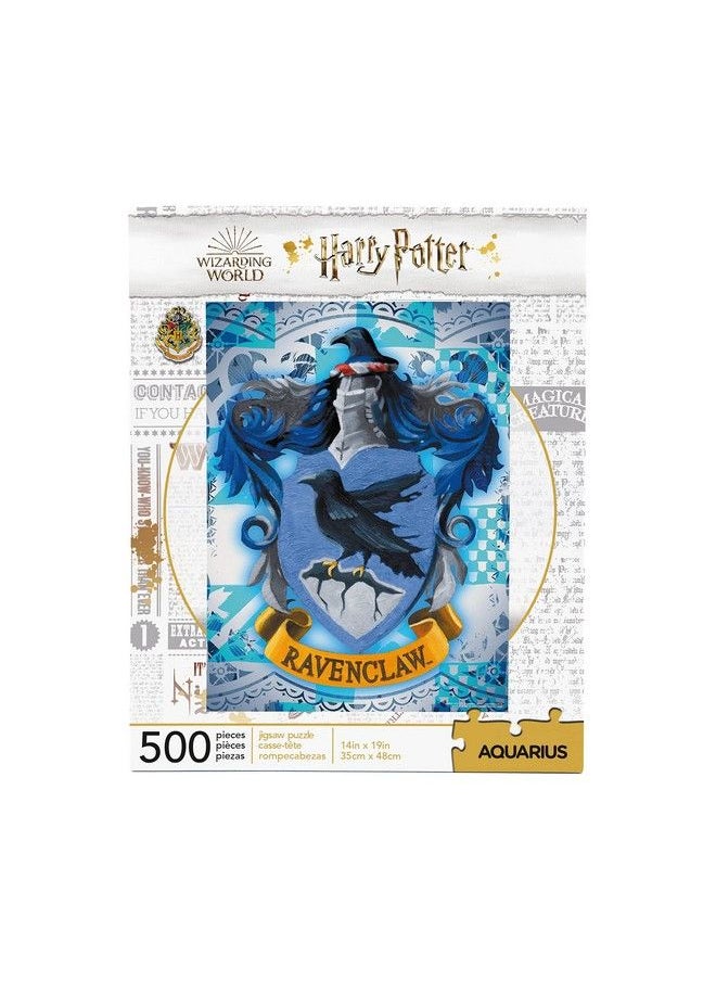 Aquarius - Harry Potter Puzzle Ravenclaw Crest (500 Piece Jigsaw Puzzle) Officially Licensed Harry Potter Merchandise & Collectibles Glare Free Precision Fit 14X19In - Image 1