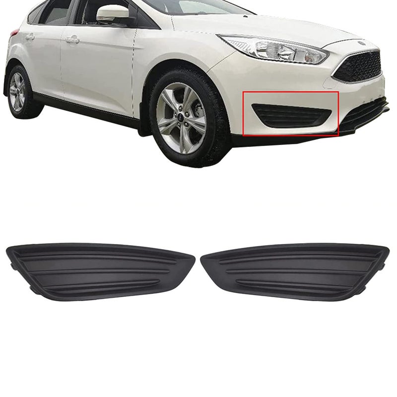 2Pack Fog Light Cover Replacement for 20152018 Focus Left and Right Side