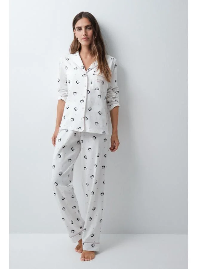 Betty Boop cotton classic pyjamas