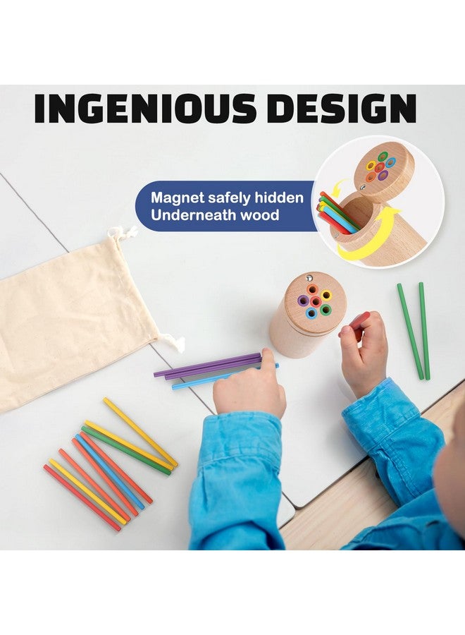 فانبلاي ألعاب مونتيسوري للأطفال الصغار من عمر 2 إلى 3 سنوات، ألعاب حركية دقيقة متطابقة الألوان للأطفال الصغار، 3 ألعاب حسية ألعاب تعليمية خشبية لعمر سنتين - Image 4