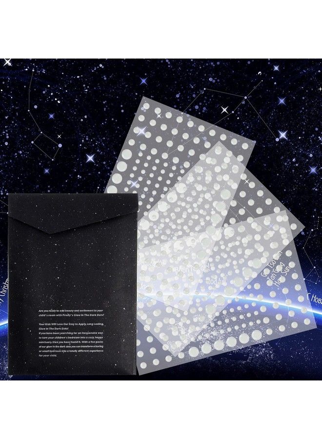 DaGou Realistic 3D Domed Glow In The Dark Stars606 Dots For Starry Sky Perfect For Kids Bedding Room Gift(606 Stars) (1*Green) - Image 5
