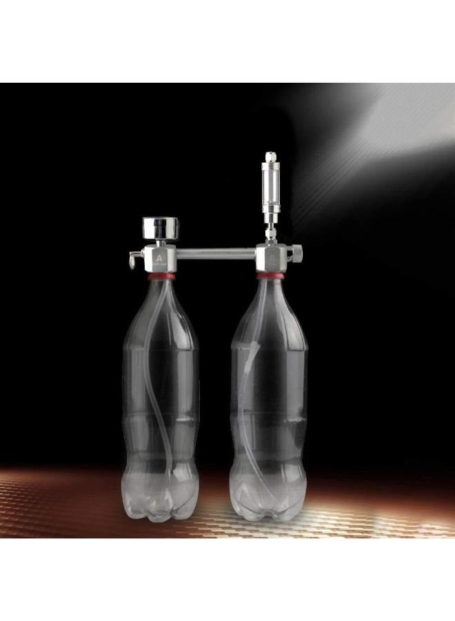 مجموعة نظام مولد ثاني أكسيد الكربون B&K Aquarium DIY مع وبدون صمام الملف اللولبي وعداد الفقاعات وفحص مجموعة مفاعل ثاني أكسيد الكربون للنباتات وأحواض السمك - Image 2