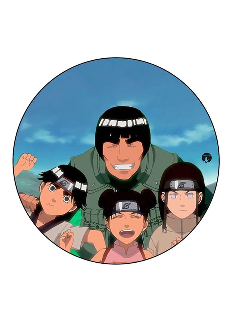 RKN The Anime Naruto Printed Mouse Pad Round  Multicolour