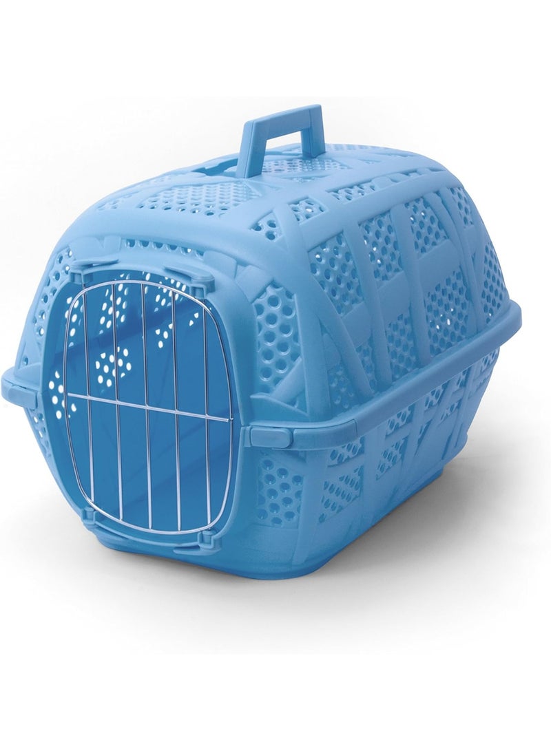 IMAC Carry Sport Metal – Durable, Travel-Ready Carrier for Active Pets - Size: 48.5 x 34 x 32cm (Blue) - Image 1