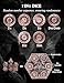 Banloga DD Dice Set7PCS Metal Dice for Dungeons and DragonsMini Dice Set with Pocket Watch CaseRole Playing Board Games Accessories Dragon CopperS - Image 4
