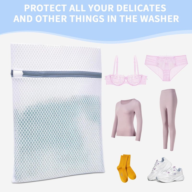 24PCS 12X16IN Laundry Bags Mesh Wash Bags for Strong Zipper - Image 5