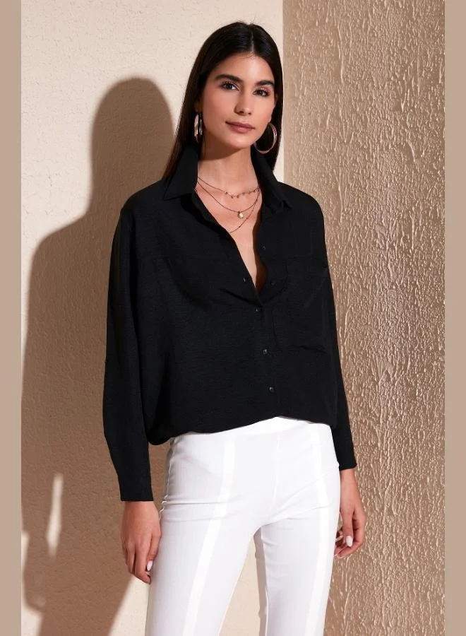 Lela Lela Relaxed Fit Single Pocket Shirt Women's SHIRT 67040852S4