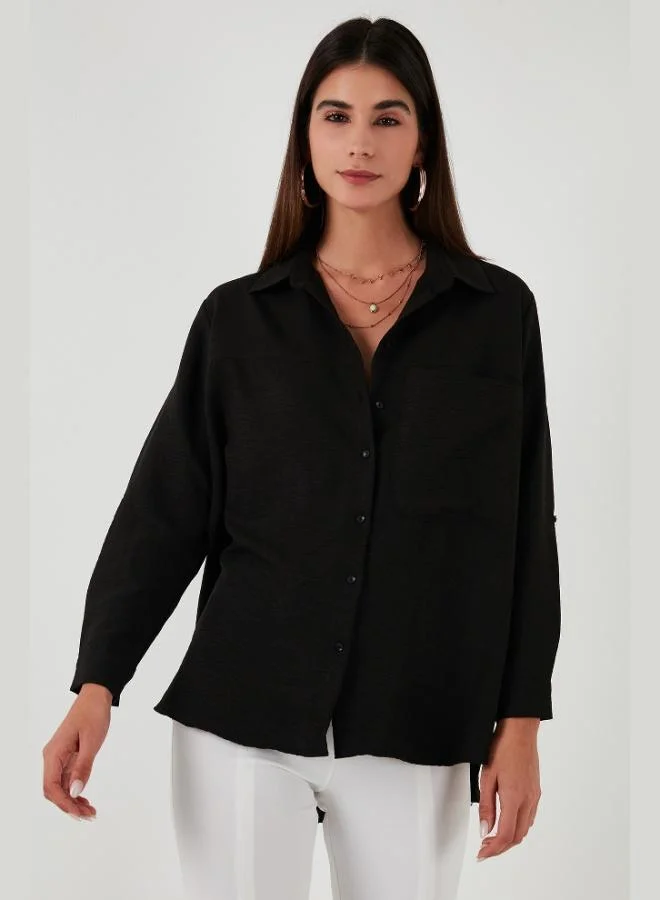 Lela Lela Relaxed Fit Single Pocket Shirt Women's SHIRT 67040852S4