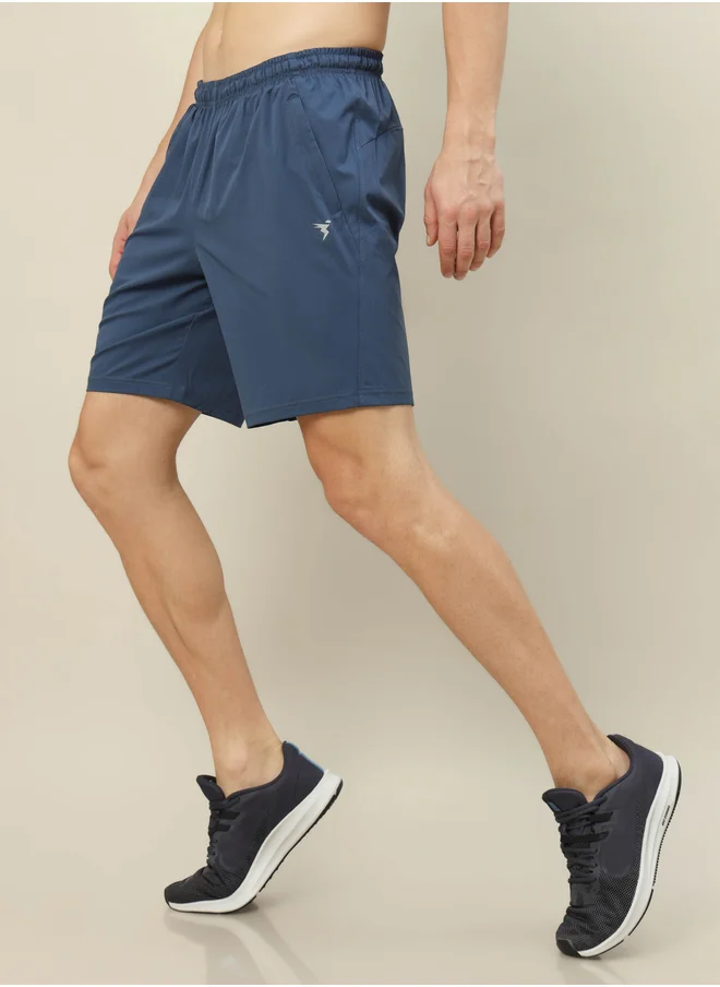 تكنوسبورت Solid 2-Way Stretch Shorts