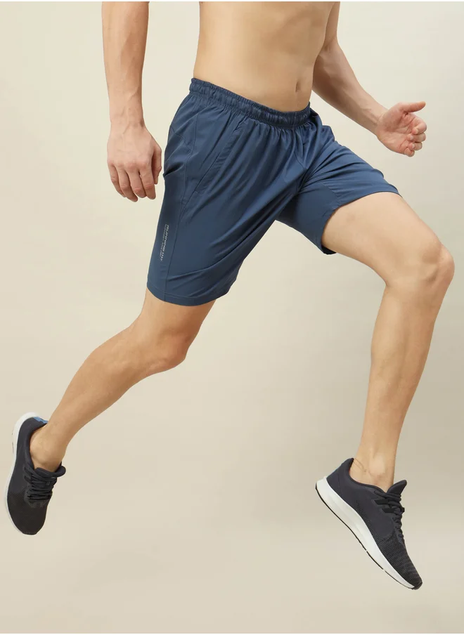 تكنوسبورت Solid 2-Way Stretch Shorts