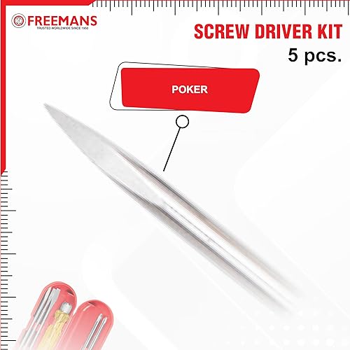 FREEMANS Ikon 5m:19mm Auto-lock Measuring Tape + TK05 Magnetic Screw Driver Tool Kit (5pcs) for home/multipurpose use - Image 5