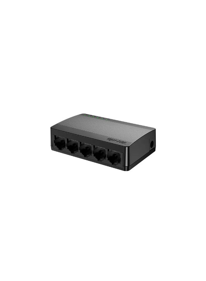 Tenda SG105M Switch, 5x Ethernet Ports, IEEE802.3 u/x /ab Network Standards, 10Gbps Switch Capacity, 7.44Mpps Forwarding Rate, Plug-and-Play,| SG105M black - Image 2