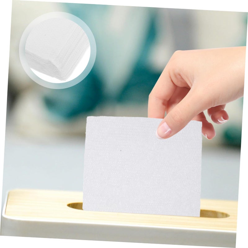 50 قطعة مناديل ورقية سميكة وناعمة مصنوعة من لب الخشب للاستخدام مرة واحدة للفنادق والمطاعم والحفلات والحمامات ومناشف اليد المنزلية - Image 4