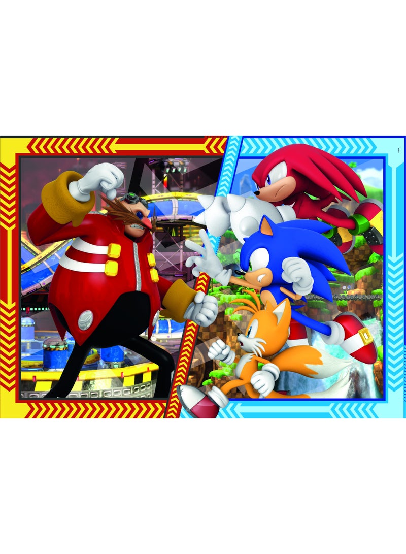 Clementoni Puzzle Sonic vs Eggman 180-Pieces | Jigsaw Puzzle | Children's Puzzle | Preschool Learning Toys | Develops Problem Solving Skills | Made in Italy - Image 3