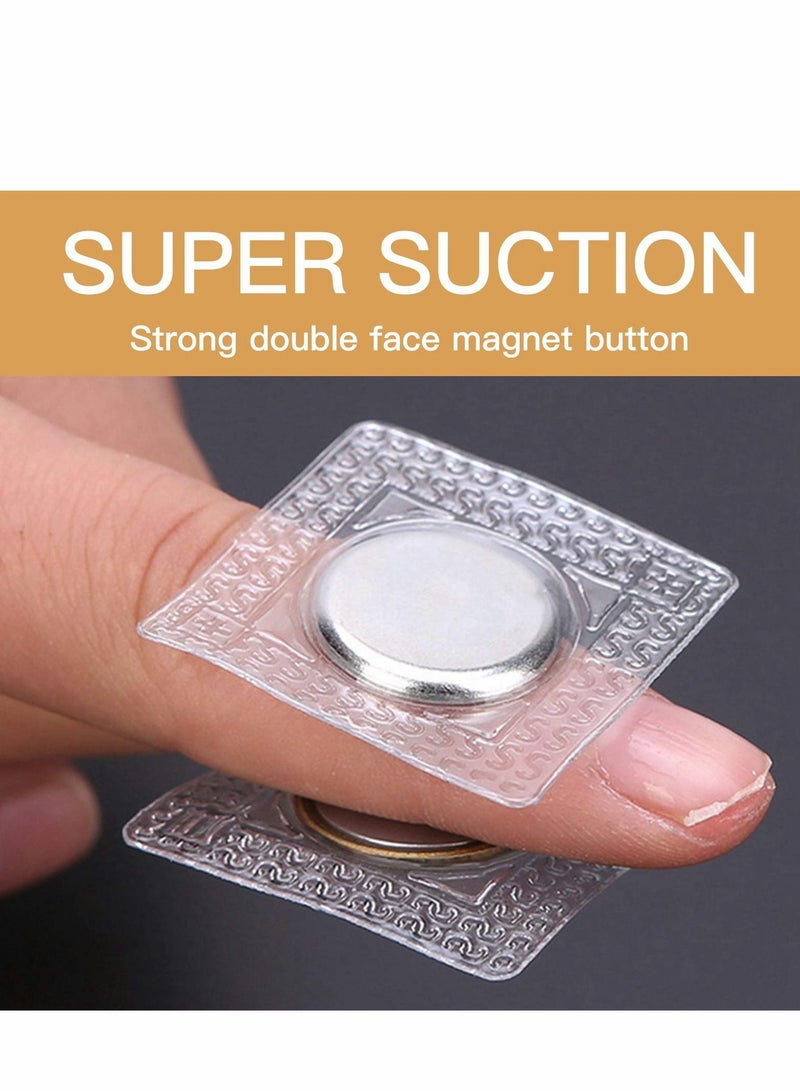Y&D Invisible Magnetic Snap PVC Hidden Purse Closure Fastener for Handbag Clothing Clasp DIY Craft Sewing Tools, 30 Pairs 1.18 Inches  - Image 5