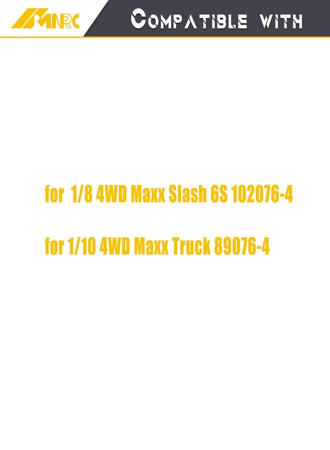 NMNRC Alum 4pcs Front & Rear Shock Mount Plate Tower Heighten for Maxx Slash 1/8 4WD 6S 102076-4 for Maxx 1/10 4WD 89076-4 Truck Upgrades Part Blue - Image 2