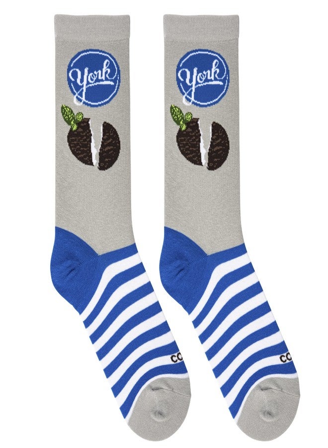 Odd Sox جوارب رجالية رائعة من يورك بتصميم حلوى النعناع المرحة، مقاس كبير - Image 5