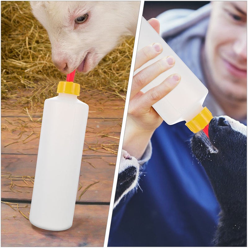 1 Set Lamb Feeding Bottles Lamb Nursing Bottle Animal Feeding Bottles Goat Bottle with Pacifiers - Image 2