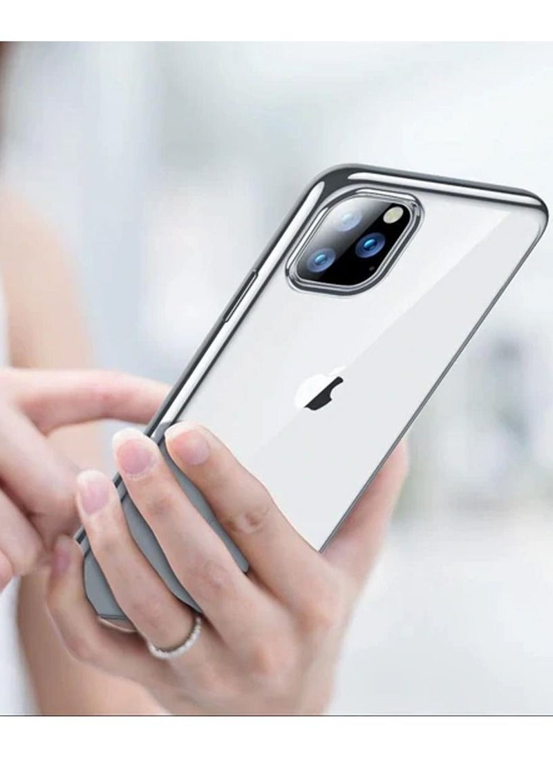CATANES - iPhone 11 Pro Max Back Sticker Skin Ultra-Thin Tempered Glass Solid Color Film White - Image 1