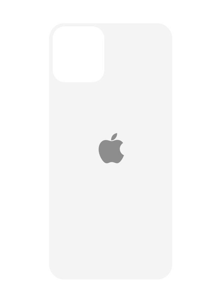 CATANES - iPhone 11 Pro Max Back Sticker Skin Ultra-Thin Tempered Glass Solid Color Film White - Image 1