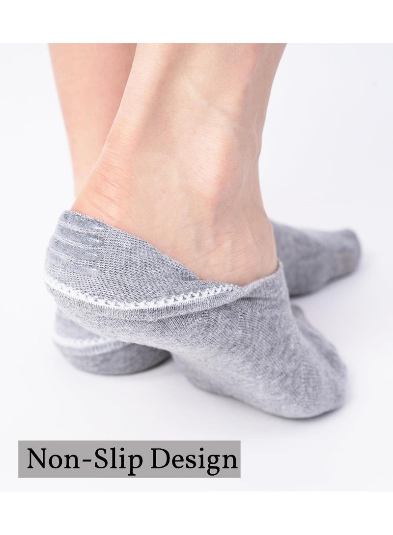Sweet seven Non-Slip No-Show Socks - 6 Pairs of Invisible Low Cut Socks for Women and Men - Image 3