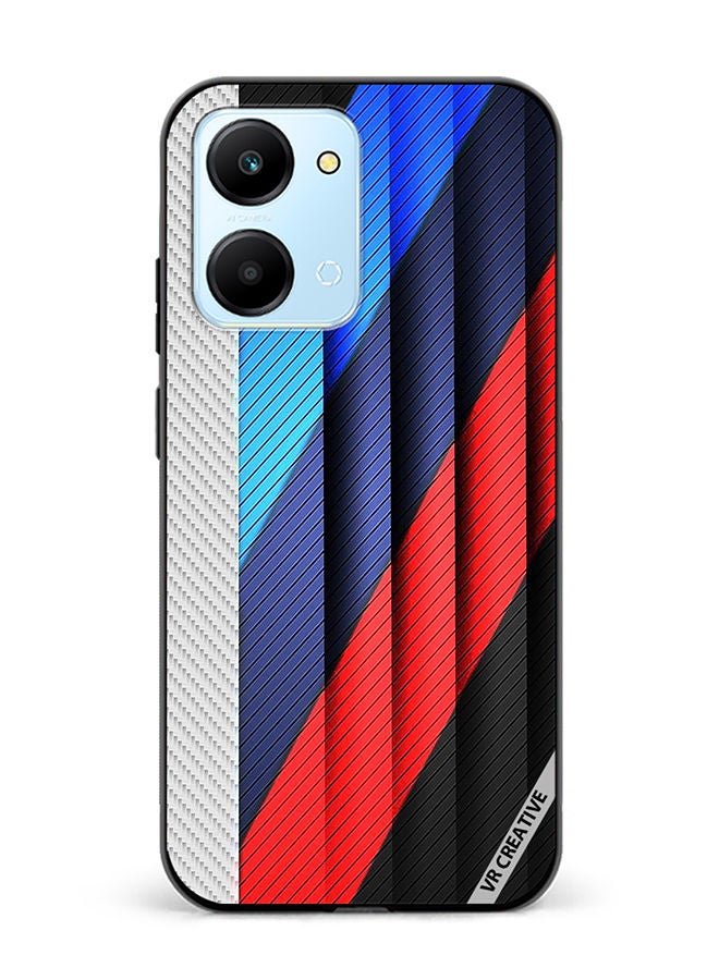 VR CREATIVE Protective Case Cover For Honor Play7T Abstract Design Multicolour - Image 1