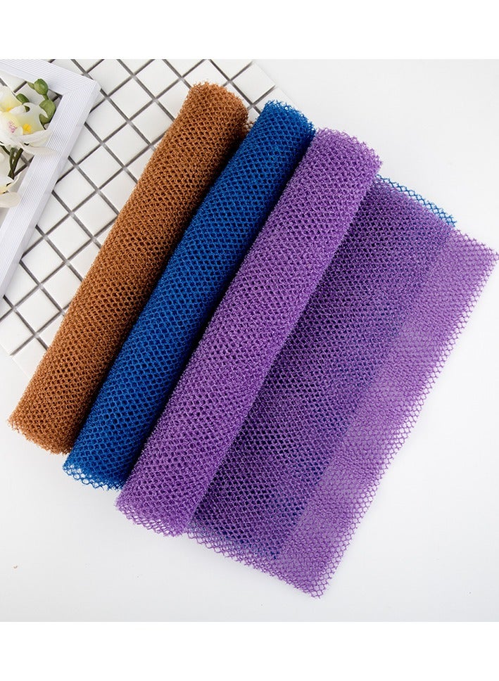 African Mesh Bath Towel (3pcs), Nylon Long Bath Towel, Porous bath towel is good for kneading rich foam, better clean the skin surface metabolism of keratin. - Image 1