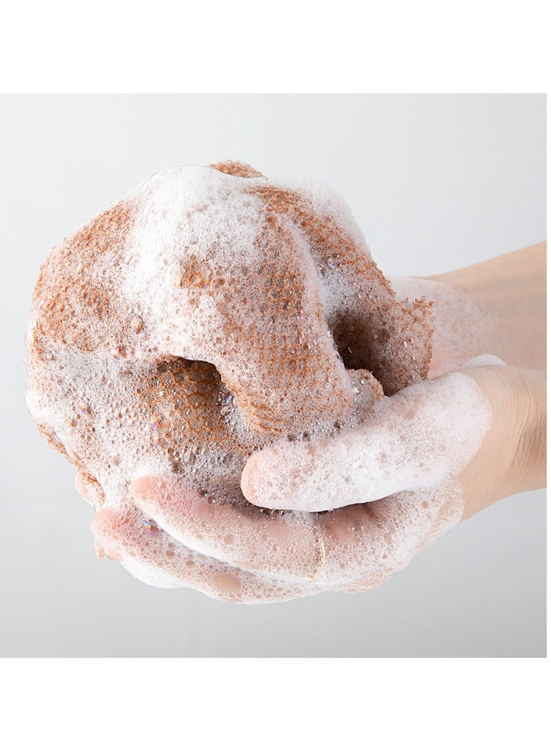 African Mesh Bath Towel (3pcs), Nylon Long Bath Towel, Porous bath towel is good for kneading rich foam, better clean the skin surface metabolism of keratin. - Image 5