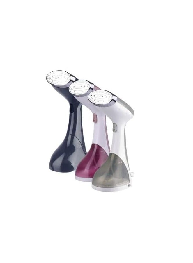 REBENUO REBENUO Handheld Steam Iron 1400W 220ml Steam Iron Clothes Steamer Wrinkle Remover Short Heating Time 15s - Pink - ON0001. - Image 3