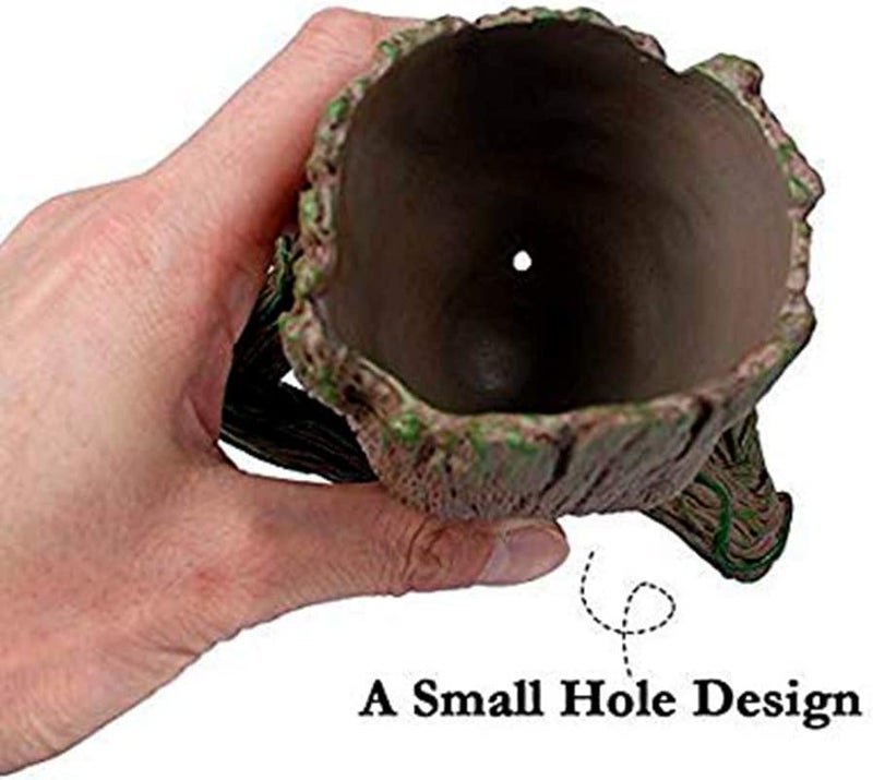Mikayoo Flower Pot - Succulent Planter Pot, Pen or Pencil Holder or Planters with Drainage Hole Perfect for a Tiny Succulents Plants Christmas Birthday Gift (4 Styles in 1) - Image 5