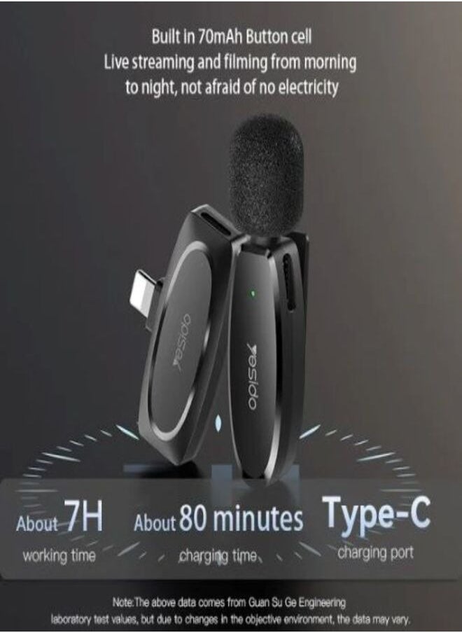 Yesido YESIDO - Lavalier Mic Type-C (KR11)  - Image 3