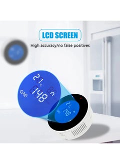 UanTii Tuya WiFi Smart Natural Gas Leakage Detector Fire Security Alarm Digital LCD Temperature Display Gas Sensor for Home Kitchen  - Image 4