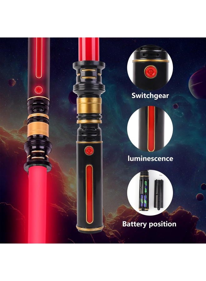 YOFOTHS 3 Pack Light Sabers, Light Sabers for Kids with FX Sound, Expandable Light Up Saber for Cosplay Halloween Dress Up Parties Birthday - Image 3