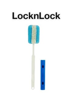 LOCK & LOCK LocknLock Water Bottle Cleaning Brush with Soft Foam Sponge and Non-Slip Handle (Blue)  - Image 2