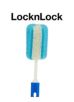 LOCK & LOCK LocknLock Water Bottle Cleaning Brush with Soft Foam Sponge and Non-Slip Handle (Blue)  - Image 3