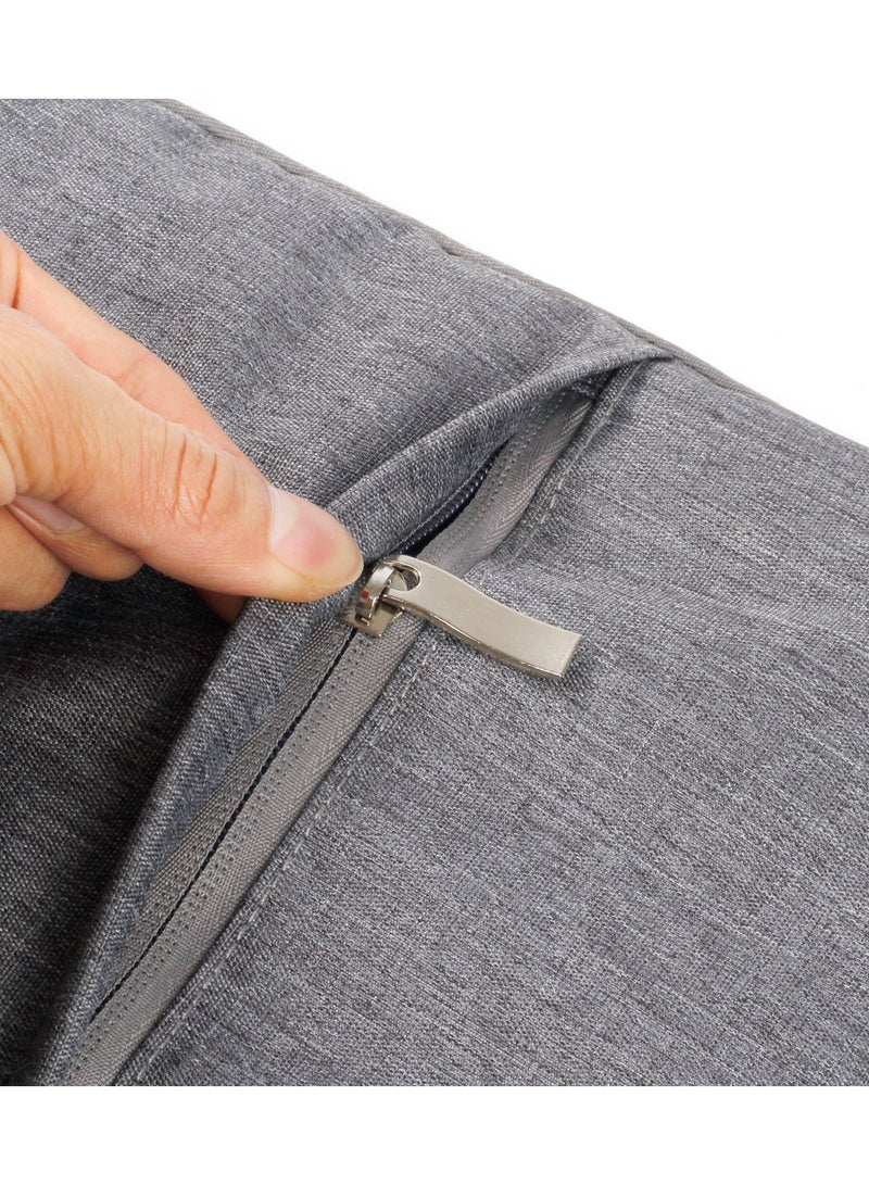 Stylish Laptop Sleeve Compatible with 15 Inch Xiaomi MacBook Air Pro Grey Zipper Case for Professionals - Image 5