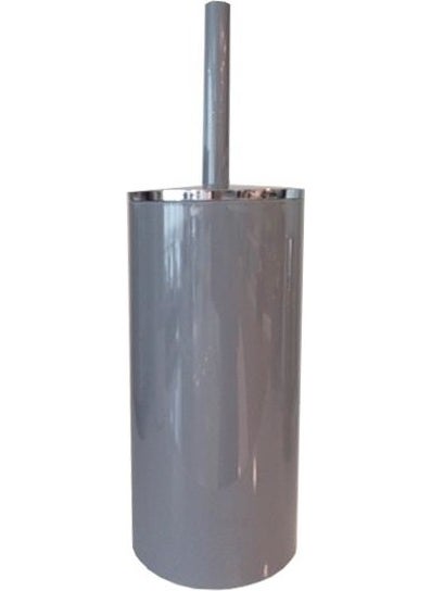 Primanova Lenox 6lt Gray Trash Can and Toilet Brush  - Image 2