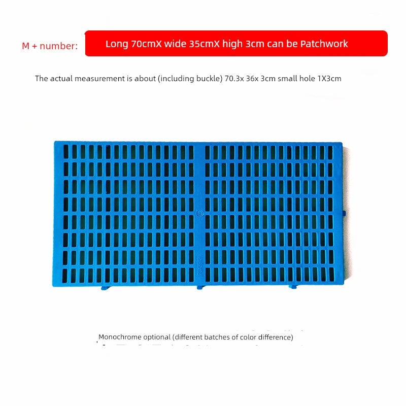 Dog cage mat Plastic floor mat Grid leaking board Pet cage mat Cat dog rabbit anti-slip mat Pad insulation - Image 2