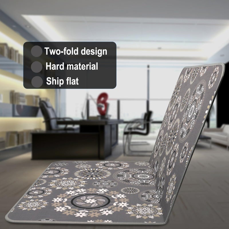 AiBOB Chair Mat for Carpeted Floors, Premium Quality Hard Material, Office Floor Mats for Computer Desk on Carpet, Easy Gride for Chairs, 36x48 Multi - Image 4