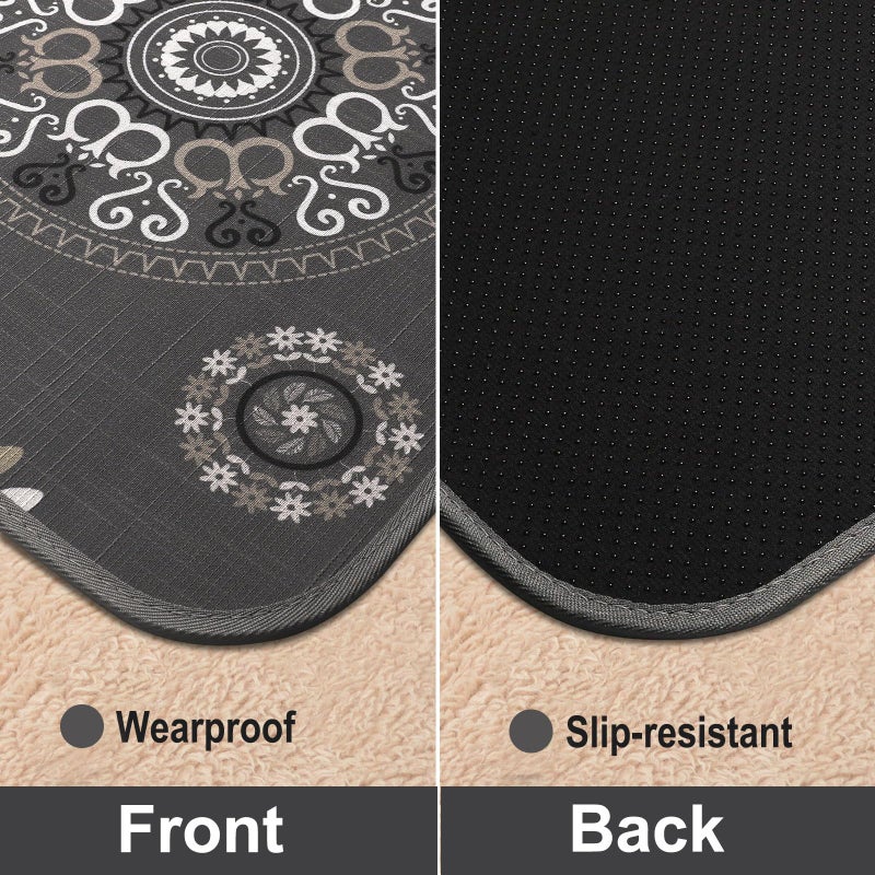 AiBOB Chair Mat for Carpeted Floors, Premium Quality Hard Material, Office Floor Mats for Computer Desk on Carpet, Easy Gride for Chairs, 36x48 Multi - Image 5