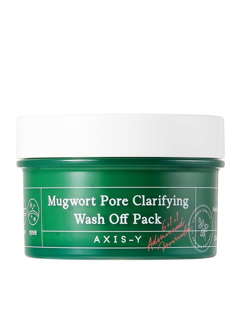 Axis-Y Mugwort Pore Clarifying Wash Off Pack 100ml - Image 1