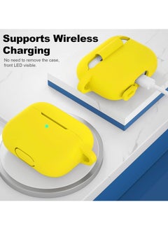 wexon Protective Shockproof Silicone Case Cover for Apple AirPods pro   yellow  - Image 4