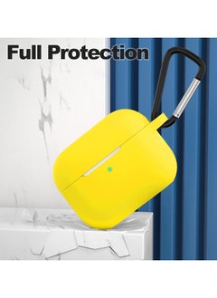 wexon Protective Shockproof Silicone Case Cover for Apple AirPods pro   yellow  - Image 3