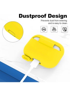 wexon Protective Shockproof Silicone Case Cover for Apple AirPods pro   yellow  - Image 2